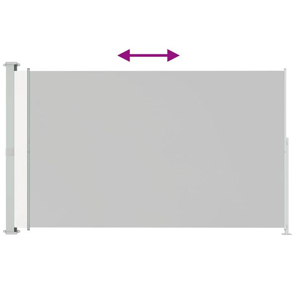 vidaXL Patio Retractable Side Awning 220x300 cm Cream