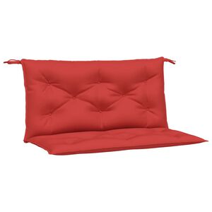 vidaXL Garden Bench Cushions 2pcs Red 100x50x7 cm Oxford Fabric