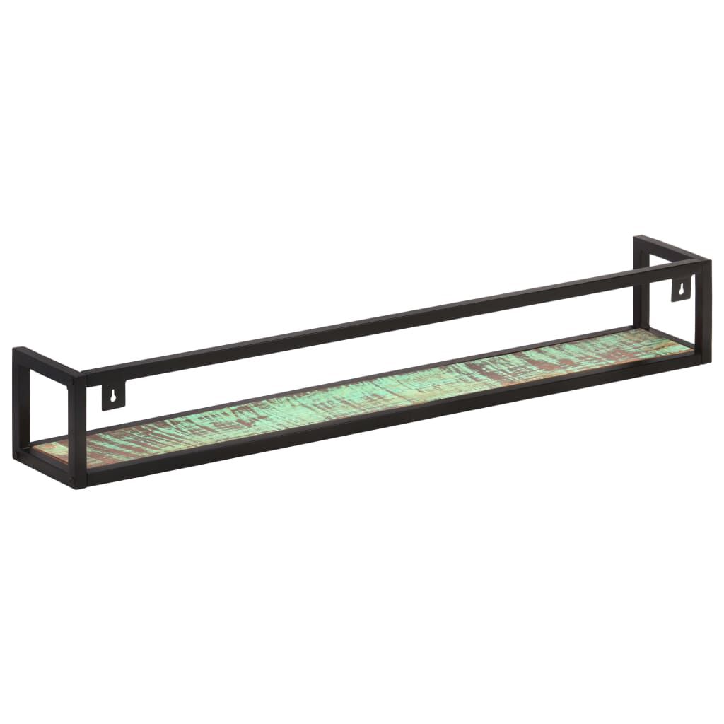 vidaXL Wall Shelves 2 pcs 120 cm Solid Reclaimed Wood