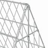 vidaXL Chicken Cage Silver 110 x 100 x 85 cm Galvanised Steel