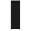 vidaXL Bathroom Cabinet Black 30x30x95 cm Engineered Wood