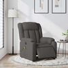 vidaXL Electric Massage Recliner Chair Dark Grey Fabric