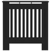 vidaXL MDF Radiator Cover Black 78 cm