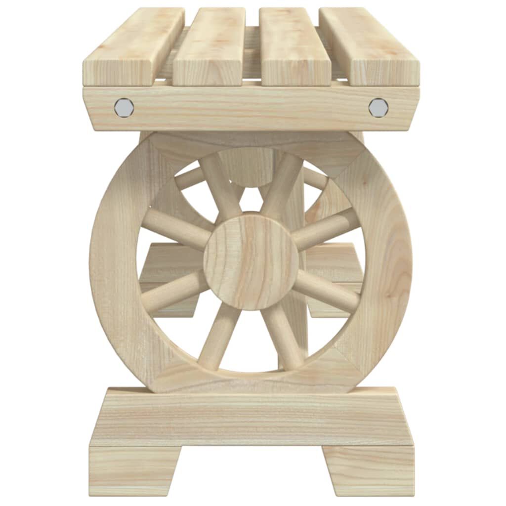 vidaXL Garden Bench 115 cm Solid Wood Fir