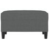 vidaXL Footstool Dark Grey 70x55x41 cm Fabric