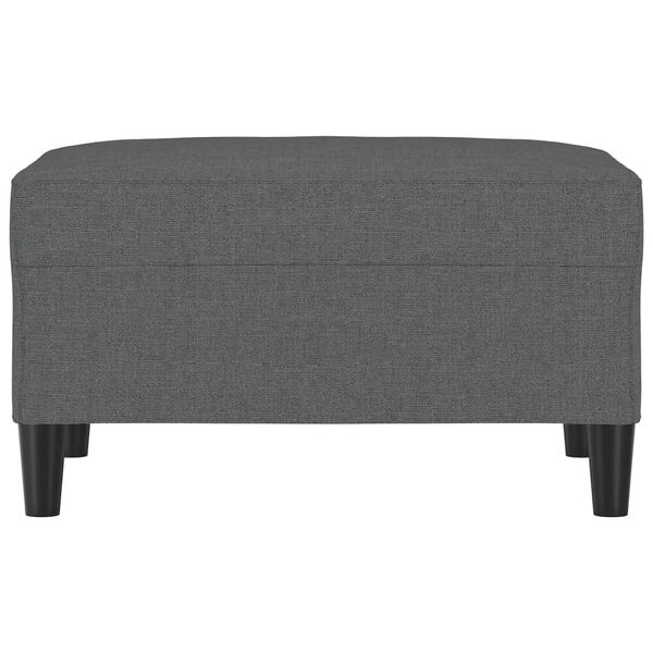 vidaXL Footstool Dark Grey 70x55x41 cm Fabric