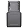 vidaXL Garden Storage Box 54x53x57 cm 130 L Dark Grey and Black
