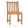vidaXL 9 Piece Garden Dining Set 200x100 cm Solid Teak Wood