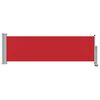 vidaXL Patio Retractable Side Awning 80x300 cm Red
