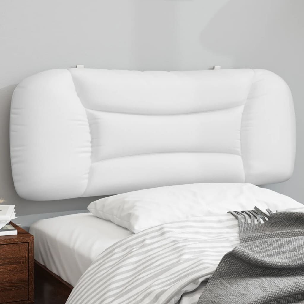 vidaXL Headboard Cushion White 100 cm Faux Leather
