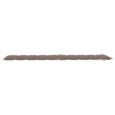vidaXL Sun Loungers 2 pcs with Cushions Solid Acacia Wood