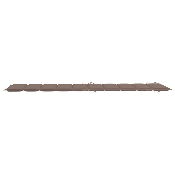 vidaXL Sun Loungers 2 pcs with Cushions Solid Acacia Wood