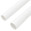 vidaXL Cable Trunkings with Clips &Oslash;25 mm 10 m PVC