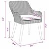 vidaXL Garden Dining Set 7 pcs Beige and brown Poly Rattan