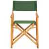 vidaXL Director's Chair Solid Acacia Wood Green