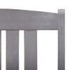 vidaXL 5 Piece Outdoor Dining Set Grey Solid Acacia Wood