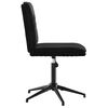 vidaXL Dining Chairs 4 pcs Black Velvet