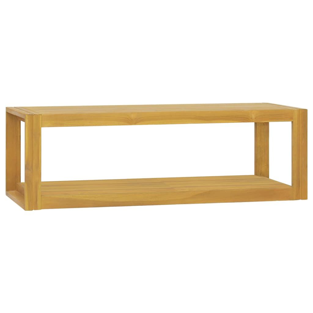 vidaXL Wall-mounted Bathroom Cabinet 110x45x35 cm Solid Wood Teak