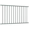 vidaXL Fence Panel Powder-coated Steel 1.63x0.75 m Anthracite