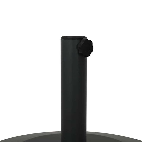 vidaXL Outdoor Umbrella Base Black 48 x 48 x 32 cm Steel, Concrete