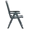 vidaXL Garden Reclining Chairs 2 pcs Plastic Green