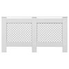 vidaXL Radiator Cover White 152x19x81.5 cm MDF