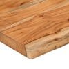 vidaXL Wall Shelf 60x30x3.8 cm Rectangular Solid Wood Acacia Live Edge