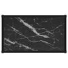 vidaXL Console Table Black 60x35x75 cm Tempered Glass