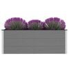 vidaXL Garden Raised Bed WPC 150x50x54 cm Grey