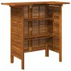 vidaXL Bar Table 110x50x105 cm Solid Acacia Wood