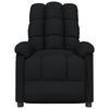 vidaXL Recliner Chair Black Fabric