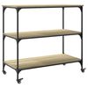 vidaXL Kitchen Trolley Sonoma Oak 102x50x95 cm Engineered Wood