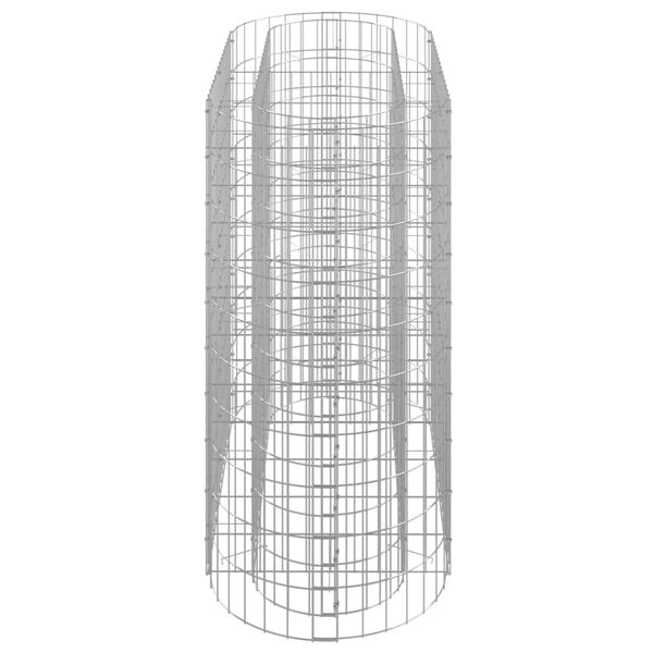 vidaXL Gabion Raised Bed Galvanised Iron 120x50x100 cm