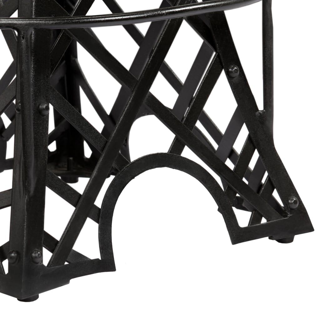 vidaXL Bar Stools 2 pcs Real Leather