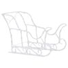 vidaXL Reindeers & Sleigh Christmas Decoration 280x28x55 cm Acrylic