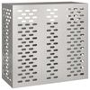 vidaXL Air Conditioner Cover Silver 110 x 50 x 105 cm Stainless steel