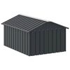 vidaXL Dog House Anthracite 116.5x153x81.5 cm Galvanised Steel