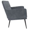 vidaXL Bench Dark Grey 108x79x79 cm Velvet