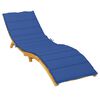 vidaXL Sun Lounger Cushion Royal Blue 200x60x3cm Oxford Fabric