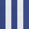 vidaXL Garden Bench Cushions 2 pcs Blue&White Stripe 150x50x7 cm Fabric