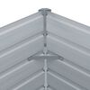 vidaXL Raised Garden Bed 160x80x77 cm Galvanised Steel Grey