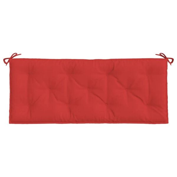 vidaXL Garden Bench Cushion Red 120x50x7cm Oxford Fabric