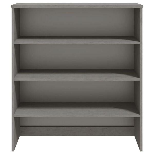 vidaXL Top for Highboard HAMAR Light Grey 90x30x100cm Solid Wood Pine