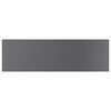 vidaXL Bookshelf Boards 8 pcs High Gloss Grey 100x30x1.5 cm Engineered Wood