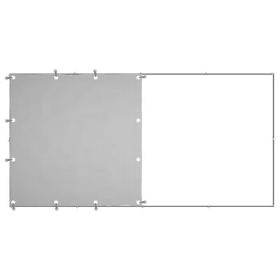 vidaXL Dog Kennel Silver 2.42 m² Steel
