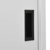 vidaXL Office Cabinet with Sliding Door Light Grey 90x40x180 cm Steel