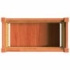 vidaXL Garden Planter Wax Brown 60x31x31 cm Solid Wood Pine