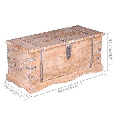 vidaXL Storage Chest Acacia Wood