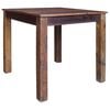 vidaXL Dining Table Mixed Recycled Wood 82x80x76 cm