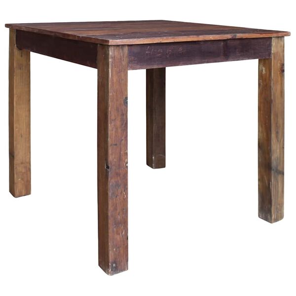 vidaXL Dining Table Mixed Recycled Wood 82x80x76 cm